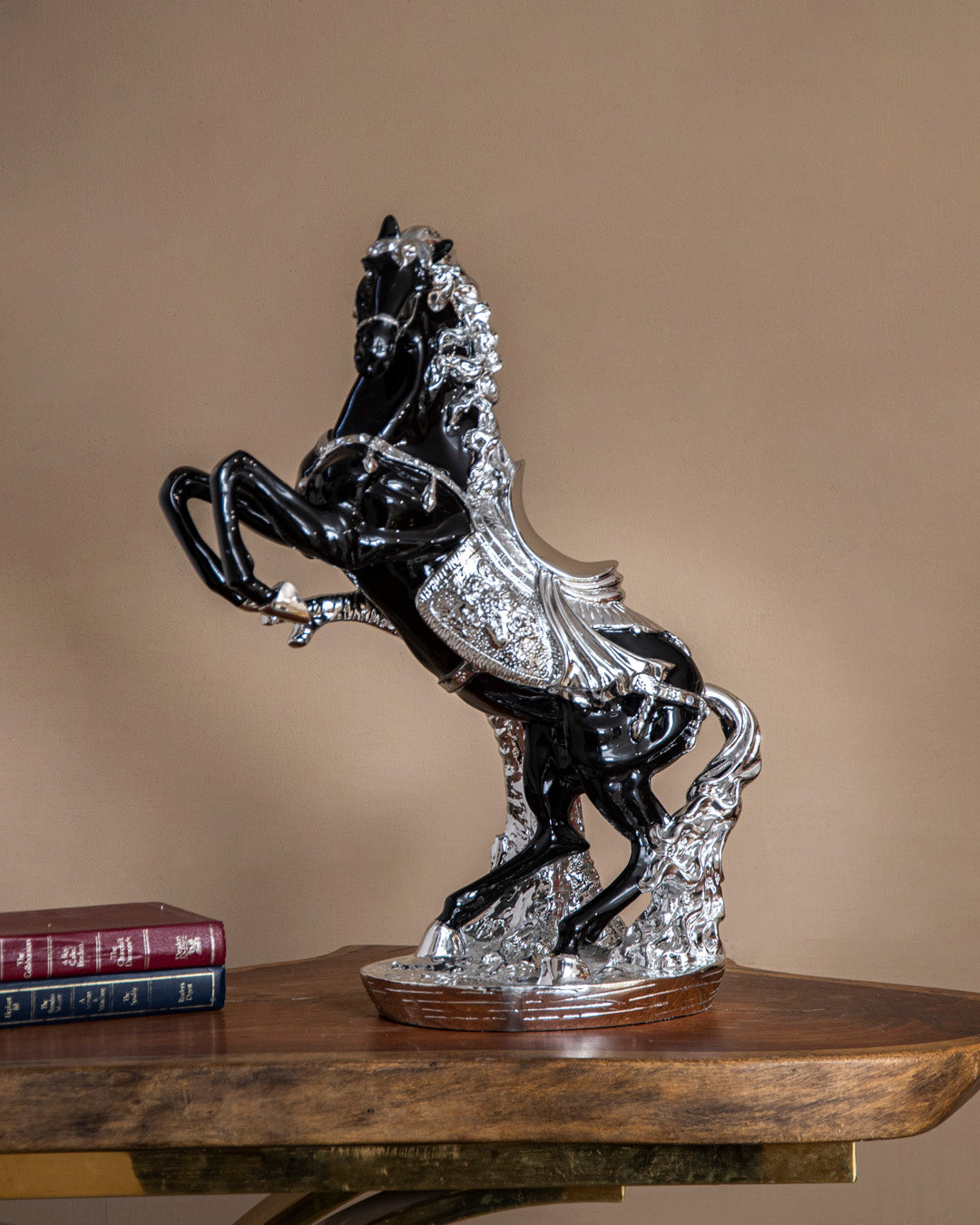 Silver Stallion Rise Decorative Horse figurine