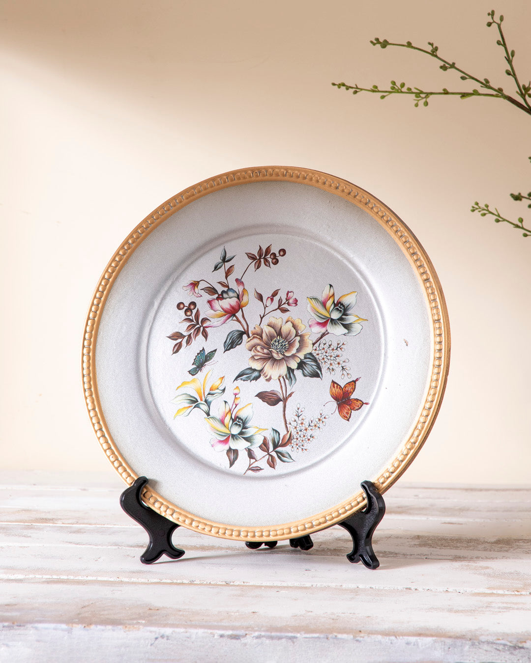 Whispers of Nature Decorative Plate - 33 cm