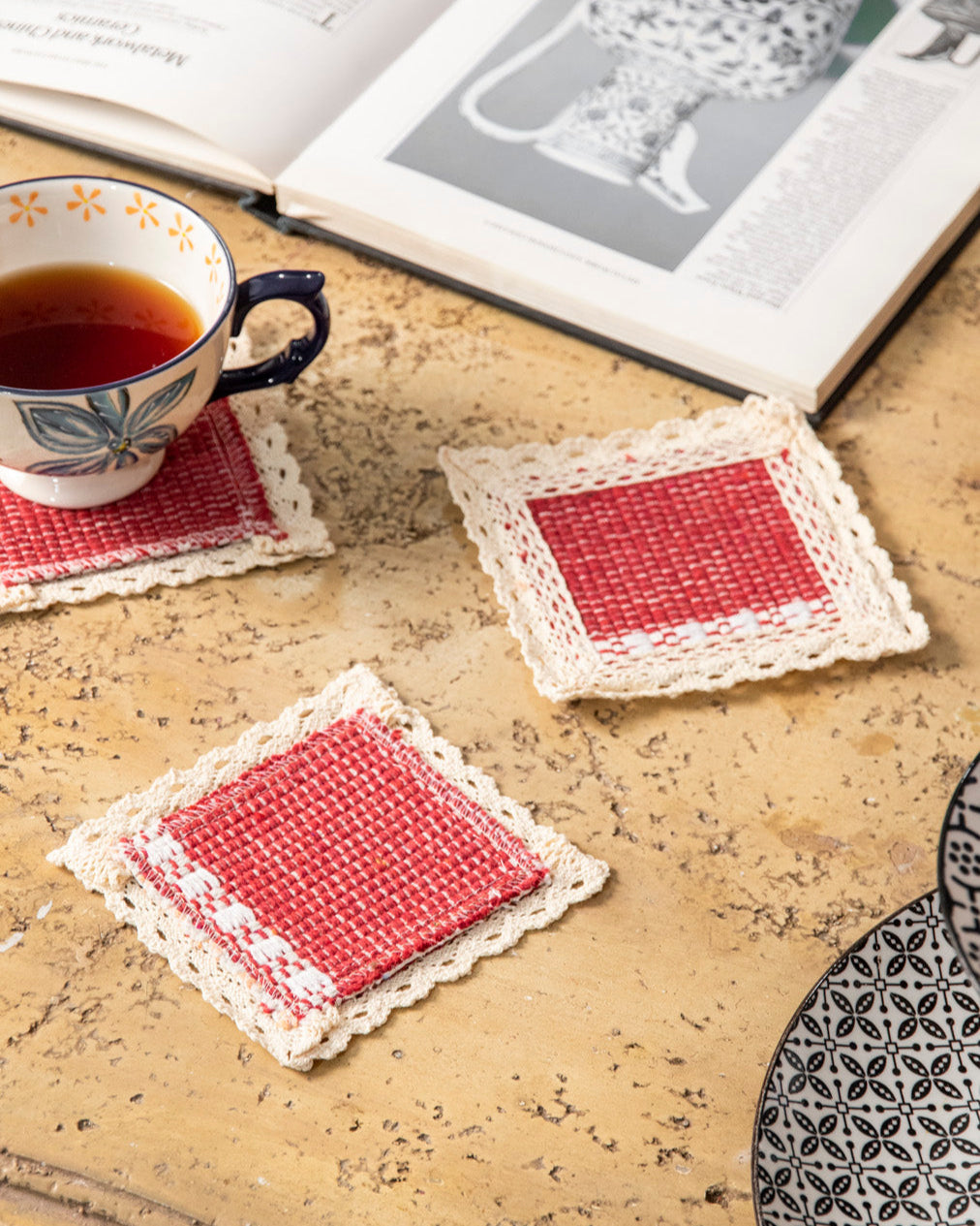 Neutral Harmony Lace - Set of 6 - Small