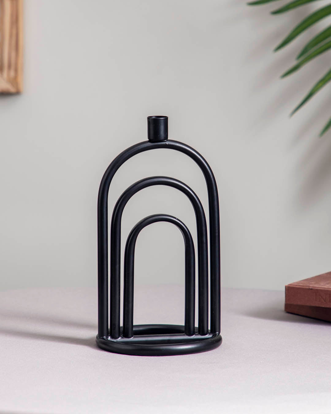 Mystic Noir: Elegant 3 Layer Candle Holder