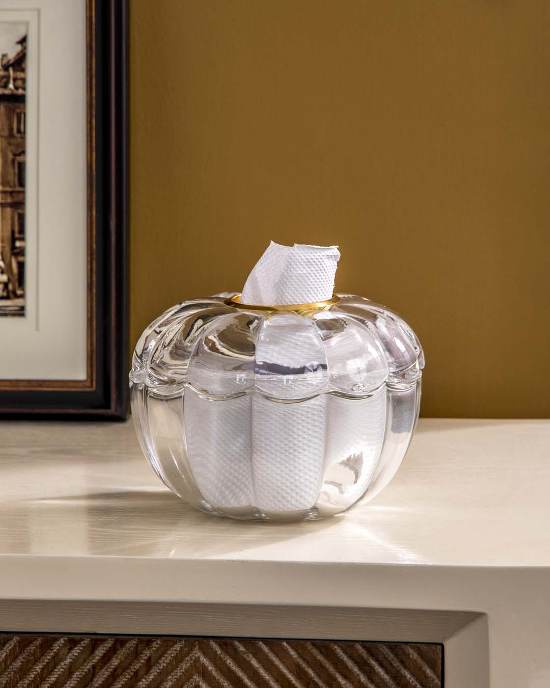 Halloween Pumpkin Crystal Candy Jar