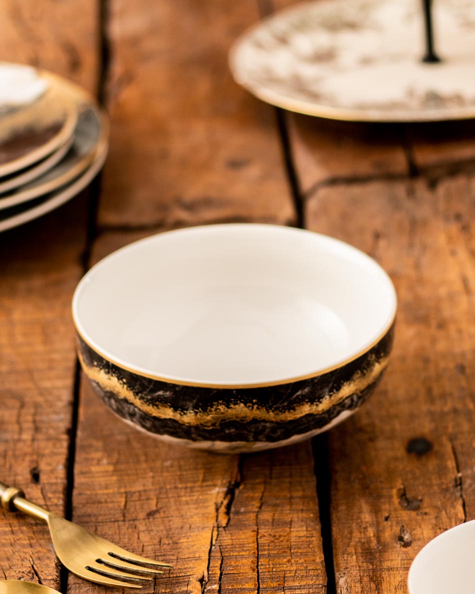 Marquina Gold Cereal Bowl - Single