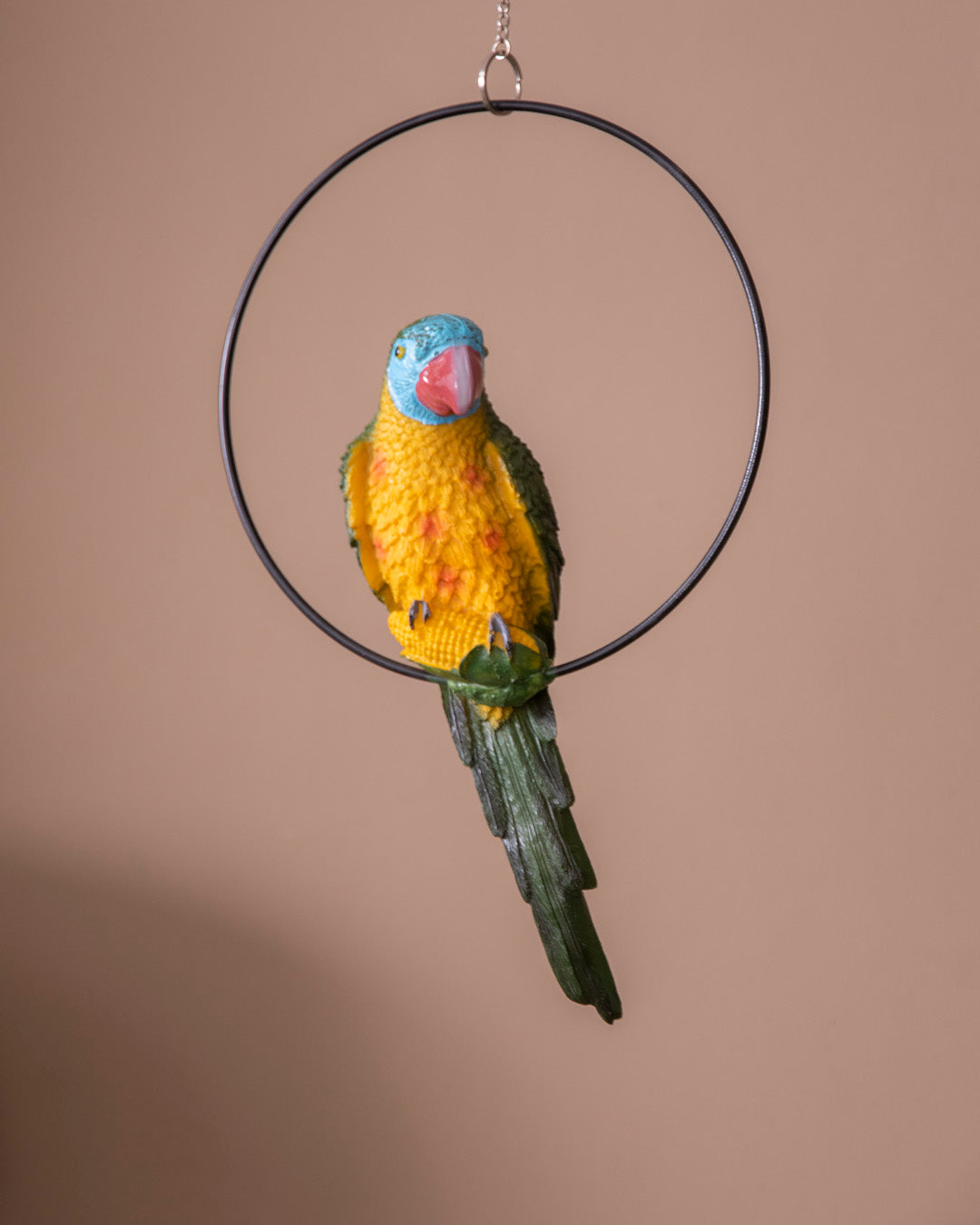 Decorative Ring Hanging Macaw Parrot