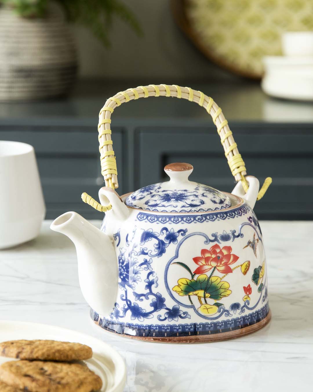 Lotus Pond Ceramic Tea Kettle