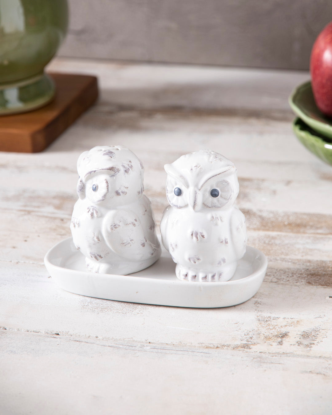Bird Salt & Pepper Shaker Set - White