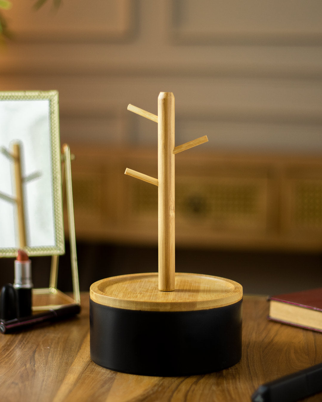 Tree Branch Jewellery Holder -Black