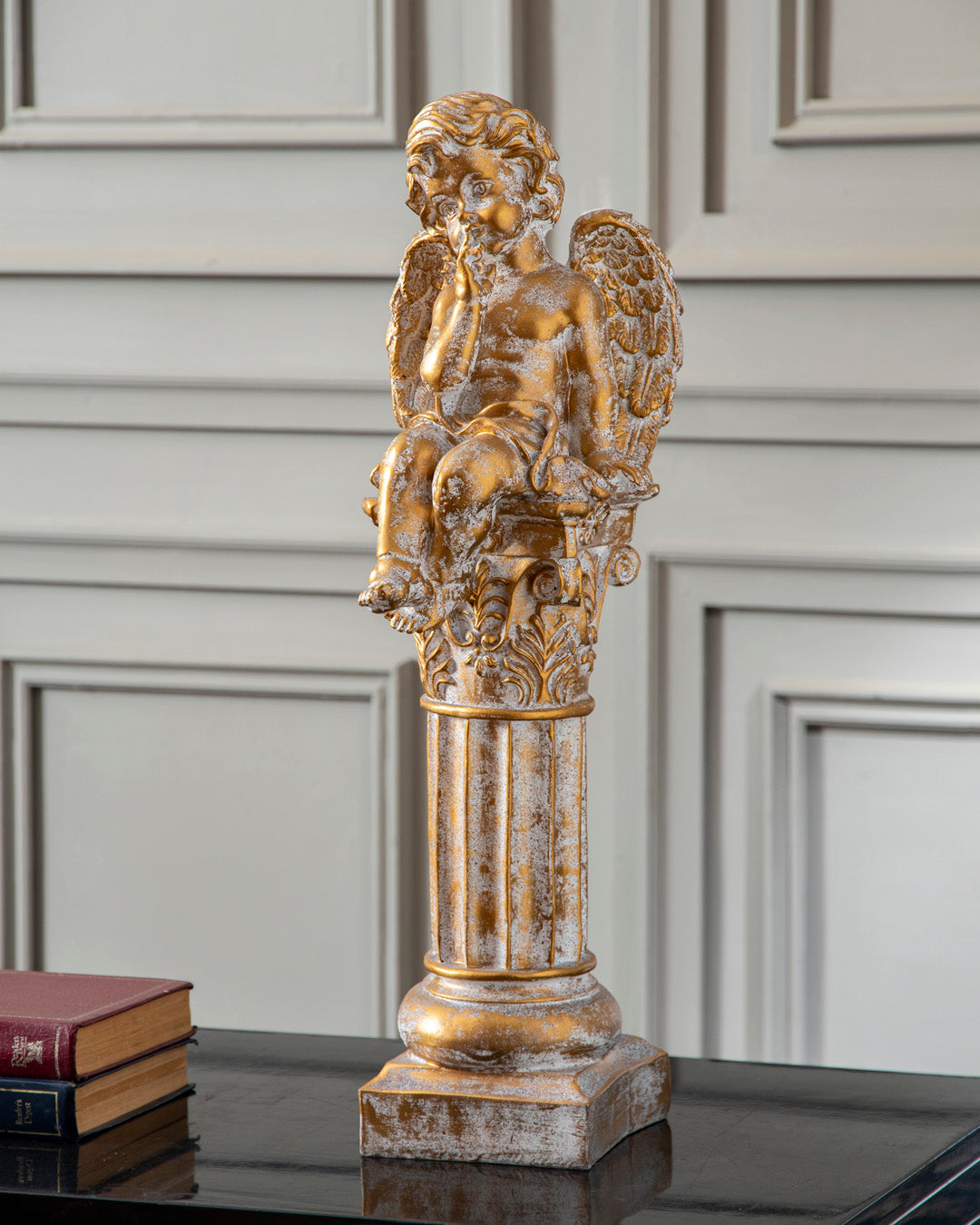 Thoughtful Serenity Angel Cherub Figurine