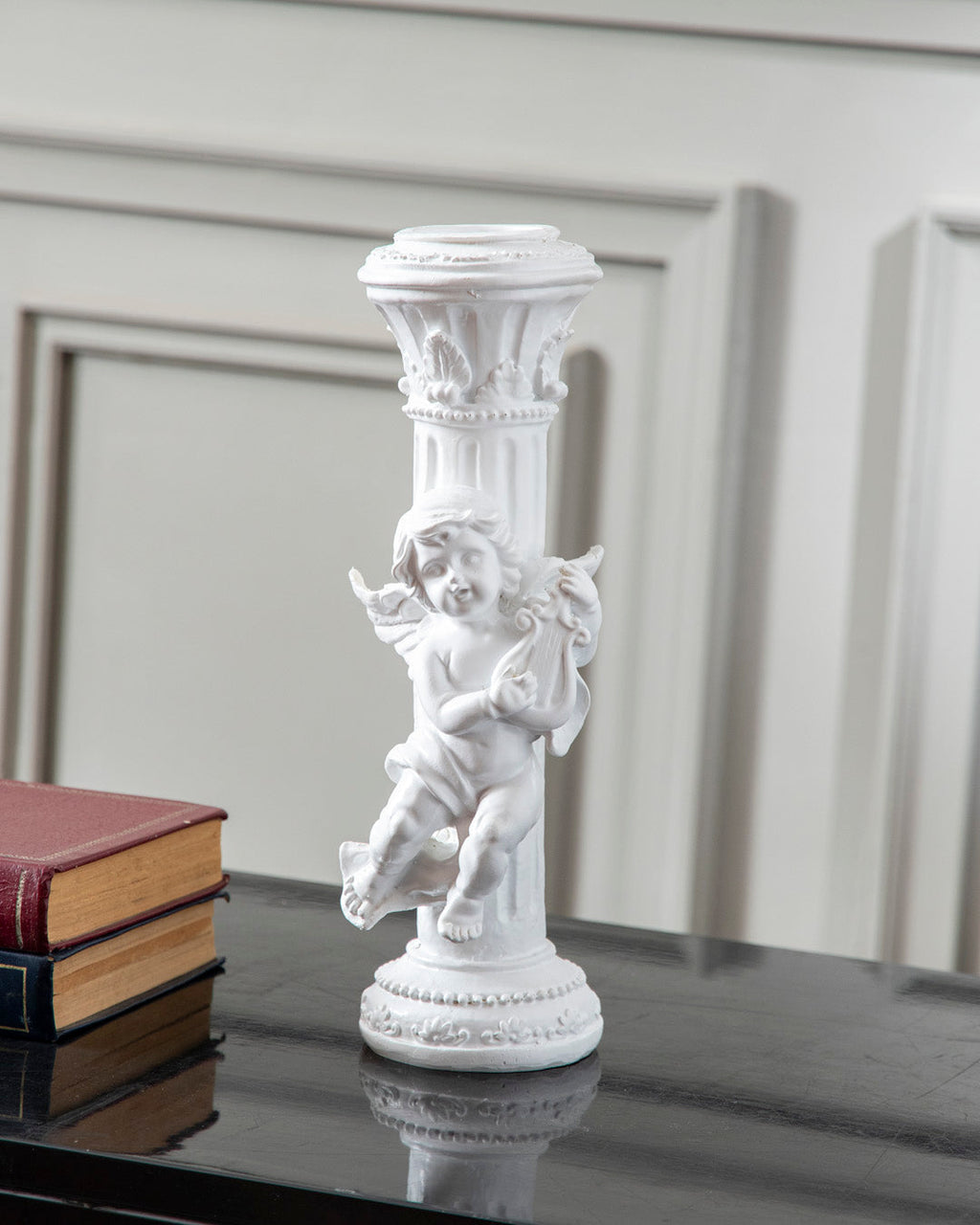 Adorable Angel Cherub Candle Stand