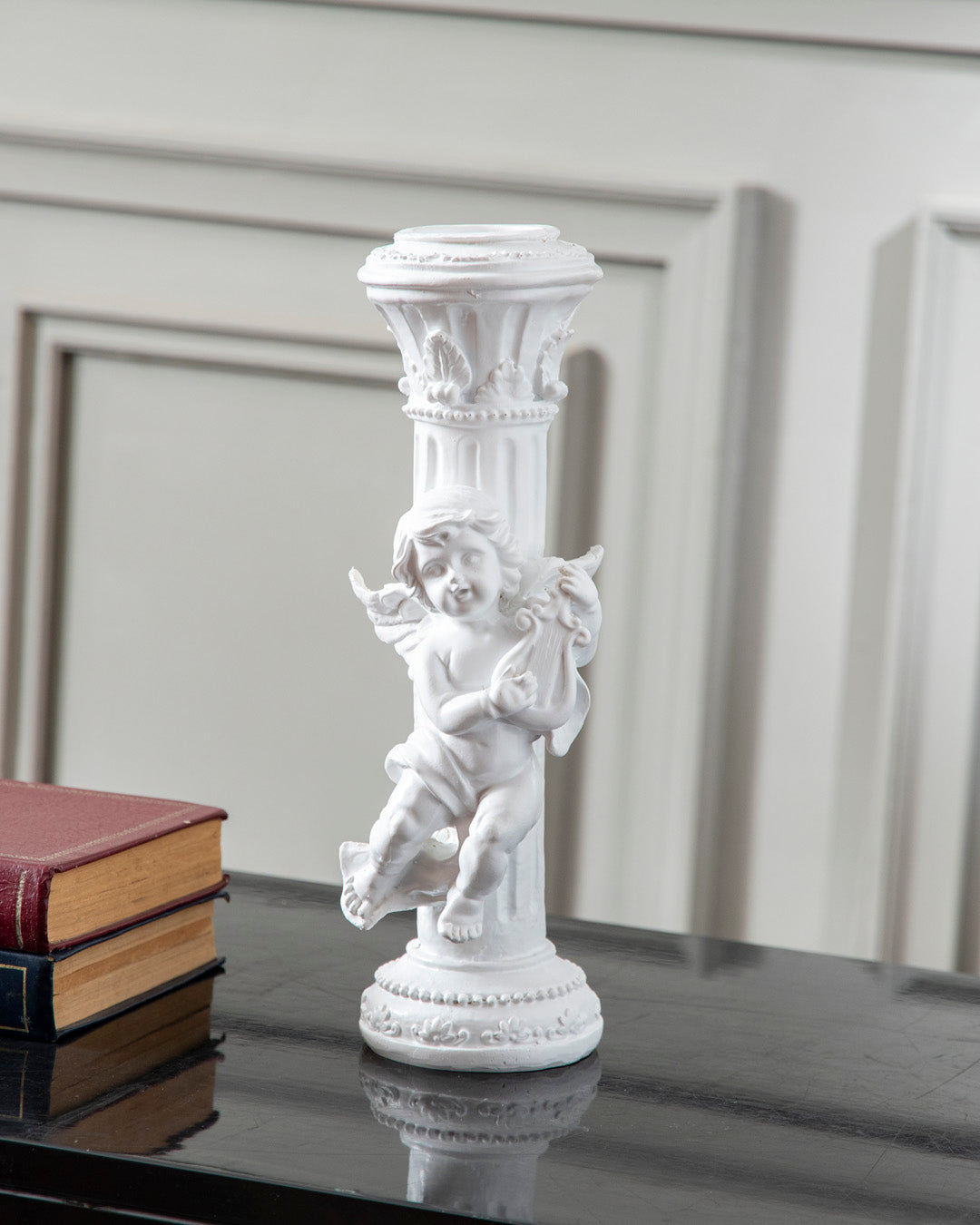 Adorable Angel Cherub Candle Stand