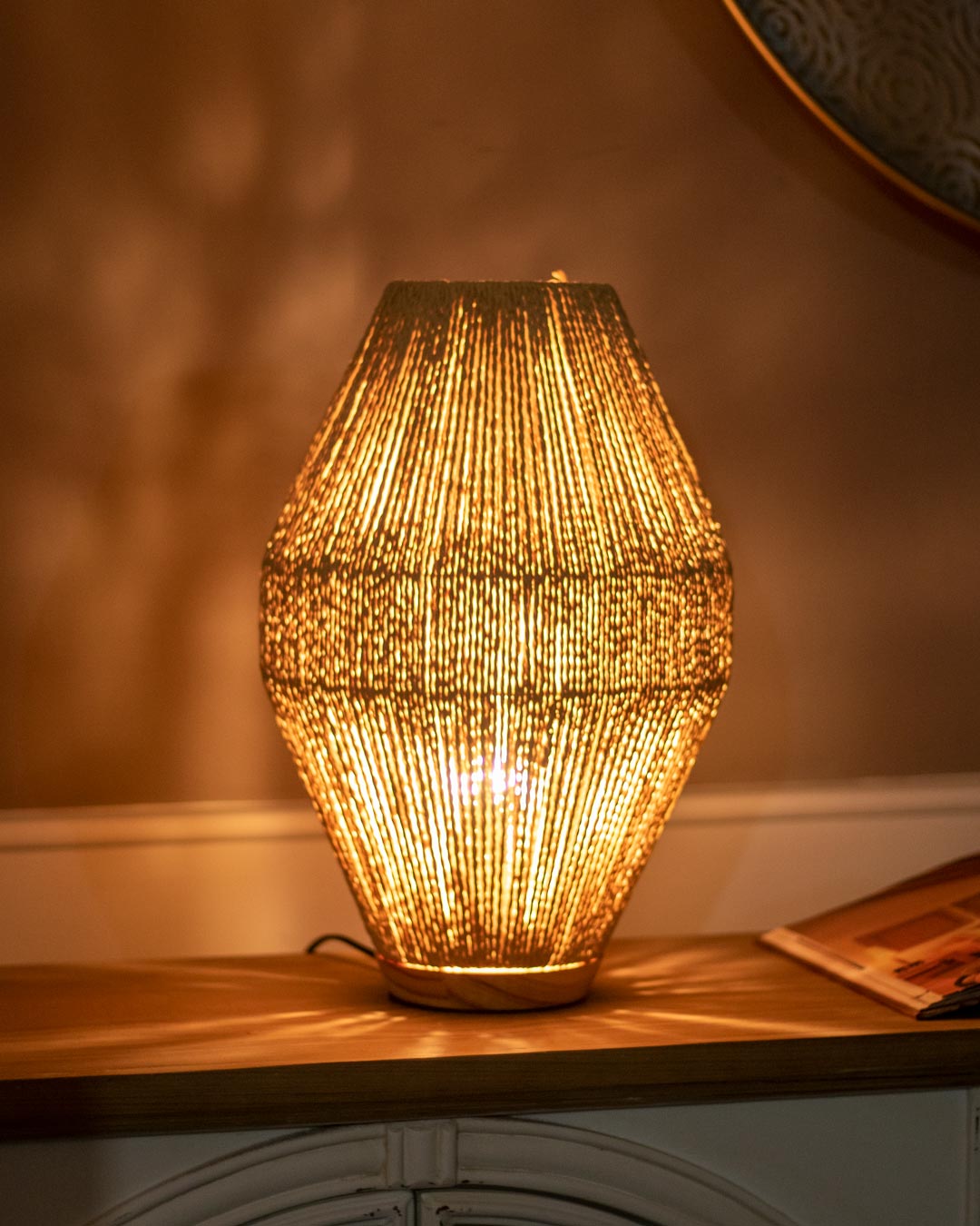 Cordulle Scandinavian Ambient Lamp - Light Wood