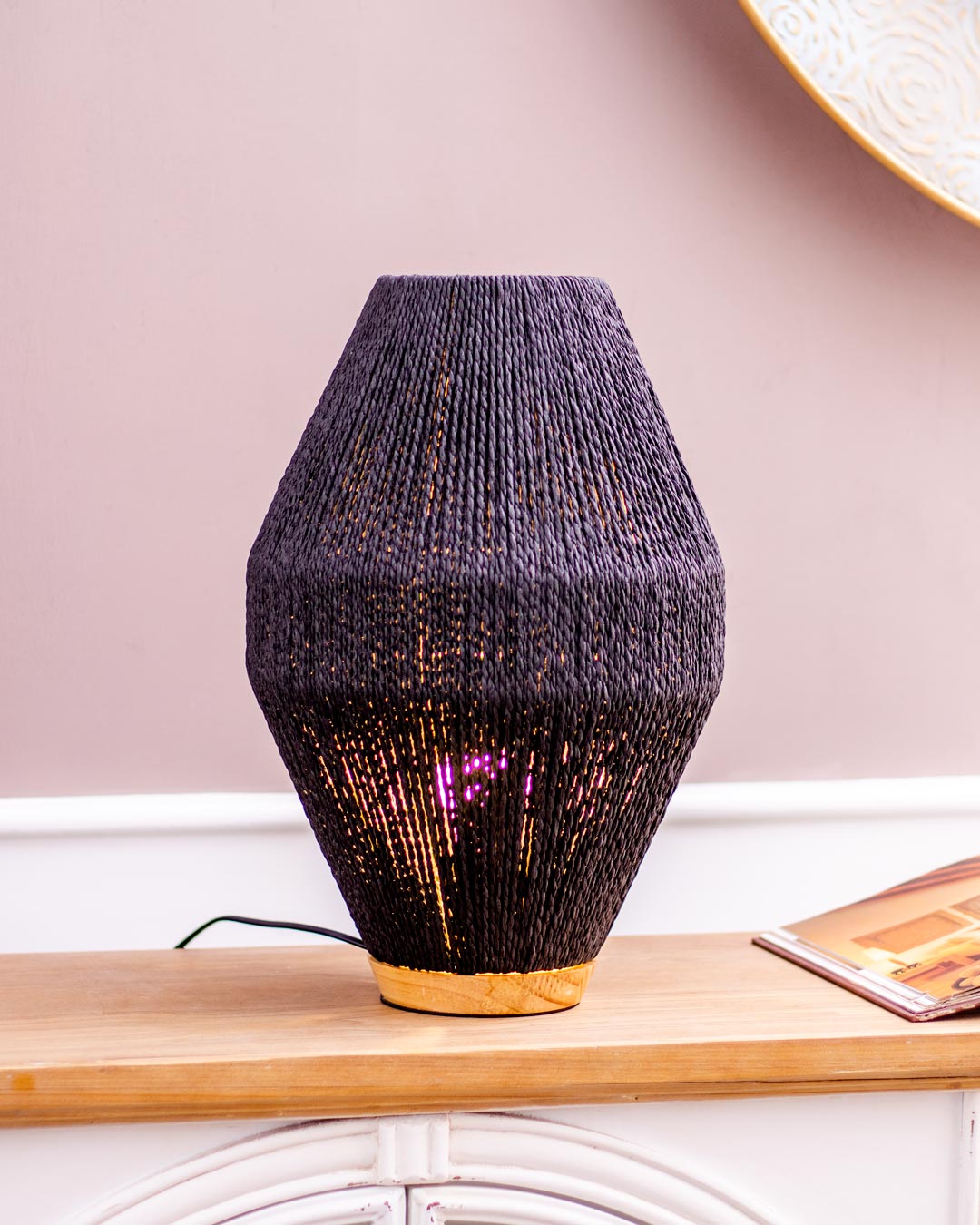 Cordulle Scandinavian Ambient Lamp - Black