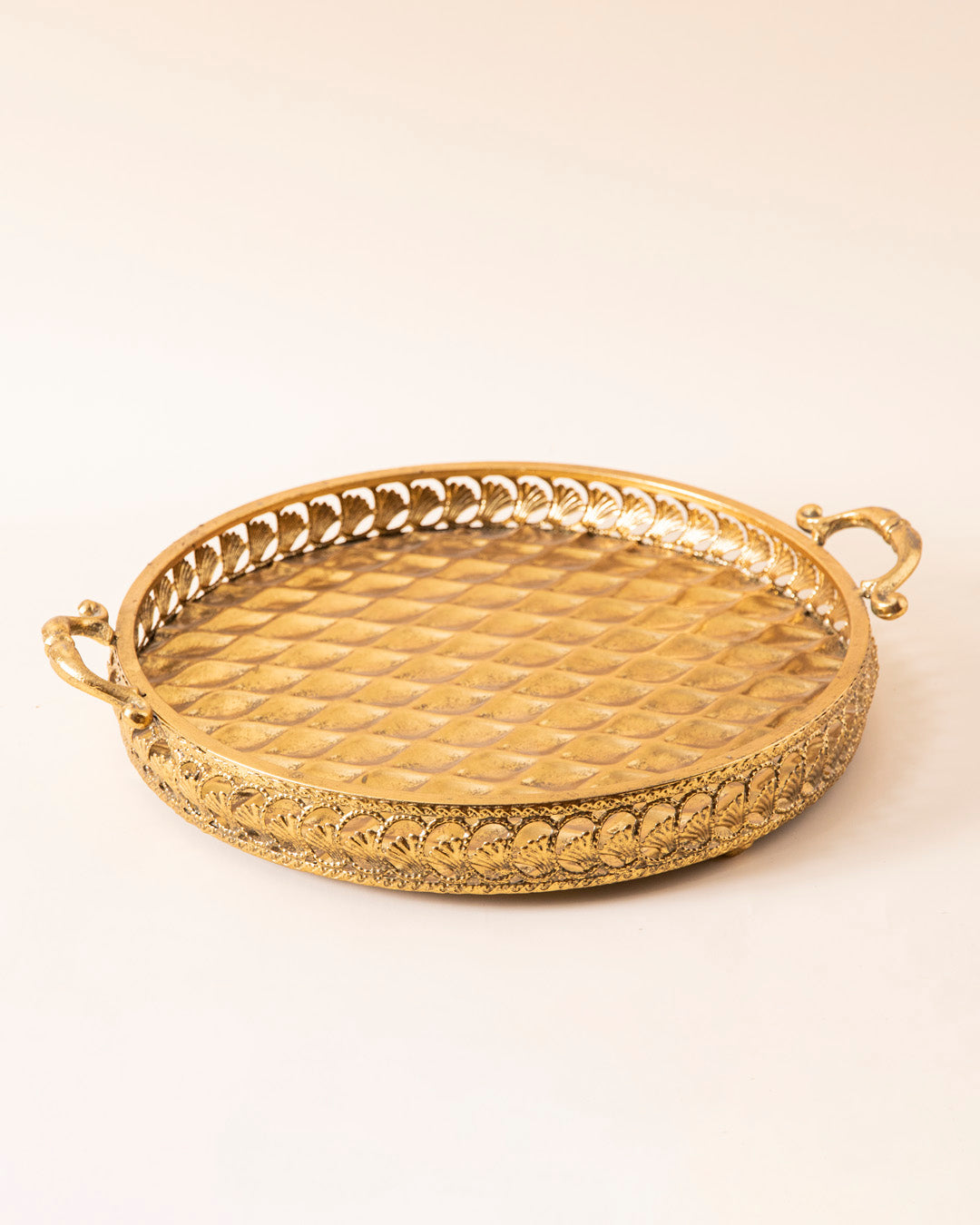 Gold Baroque Serving Tray - Large