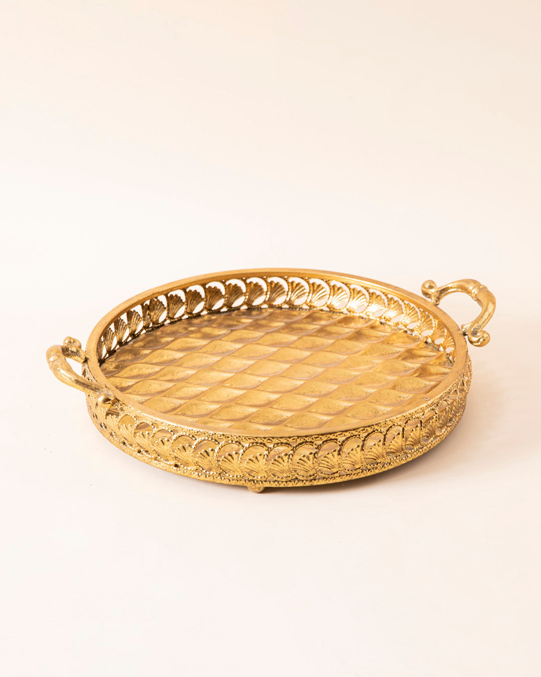 Gold Baroque Serving Tray - Small