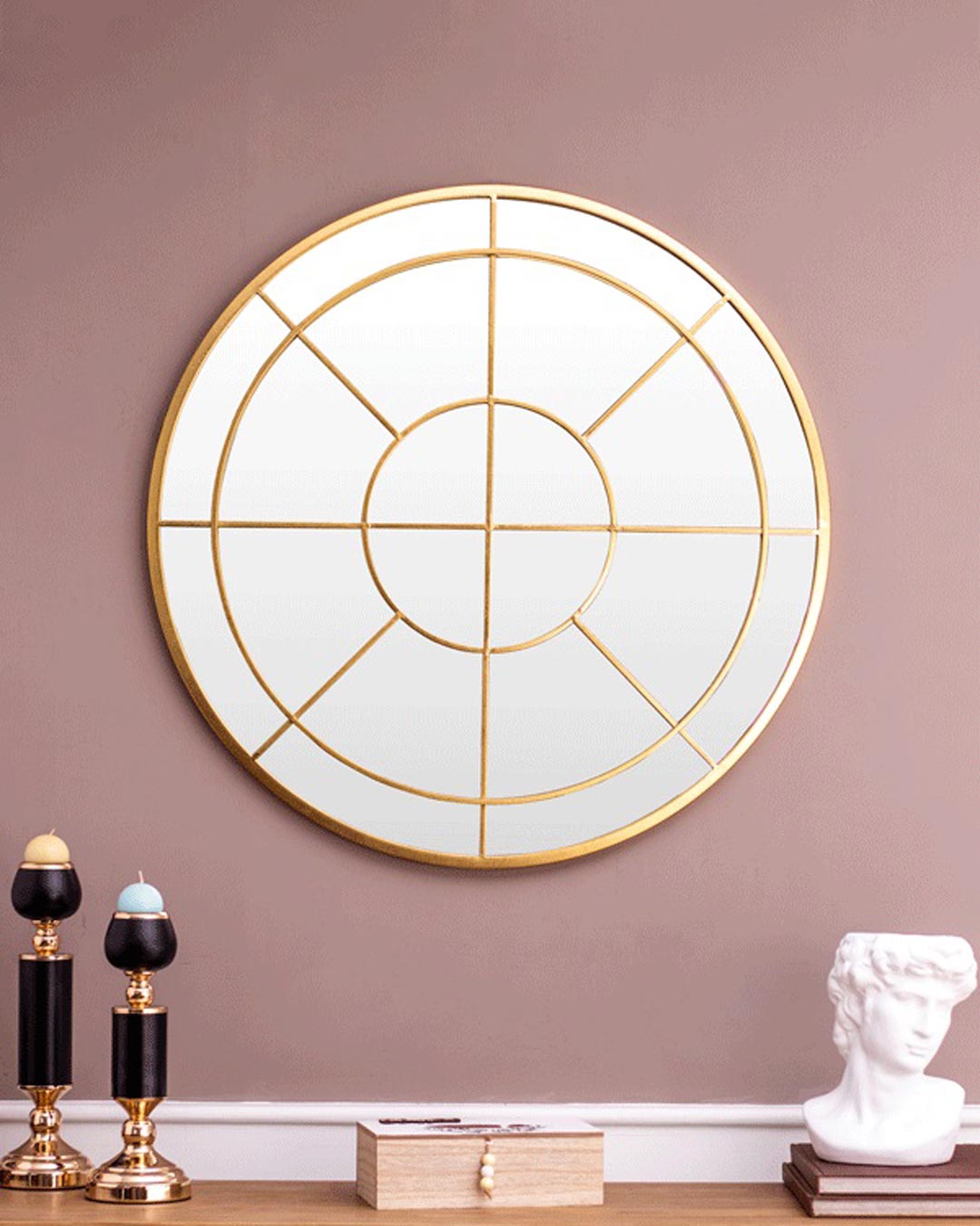 Golden Modernity: Stratton Wall Mirror