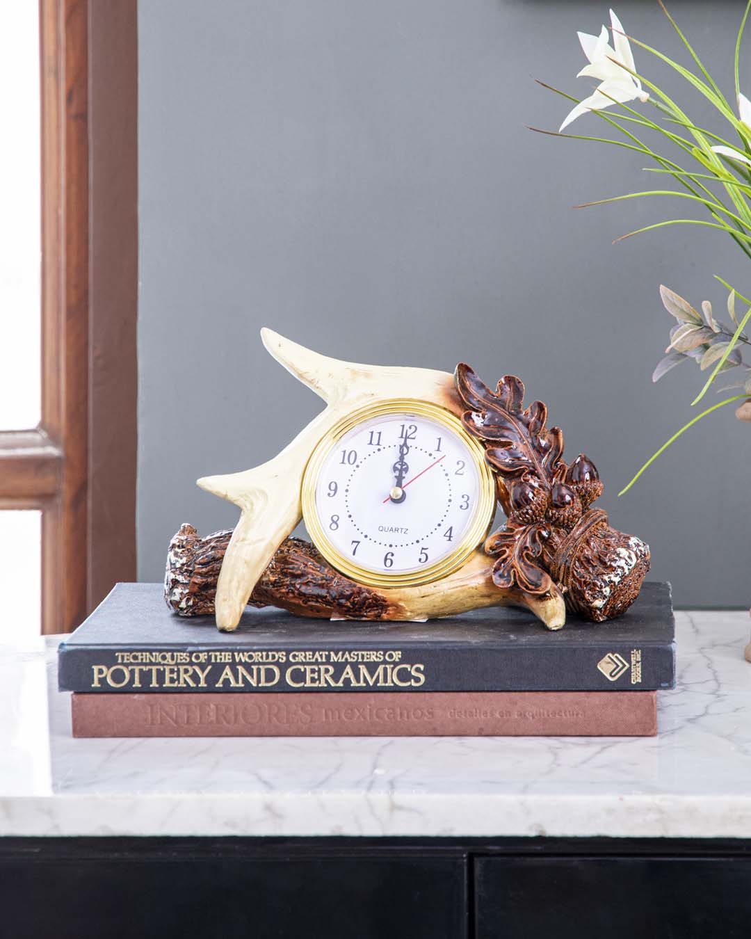 The Antler Table Clock
