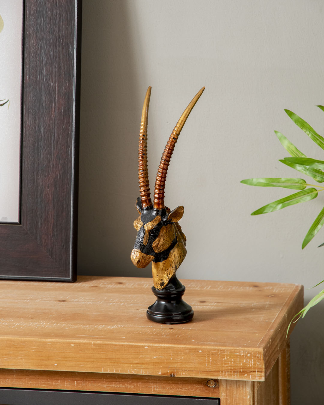 Majestic Antelope Head Sculpture