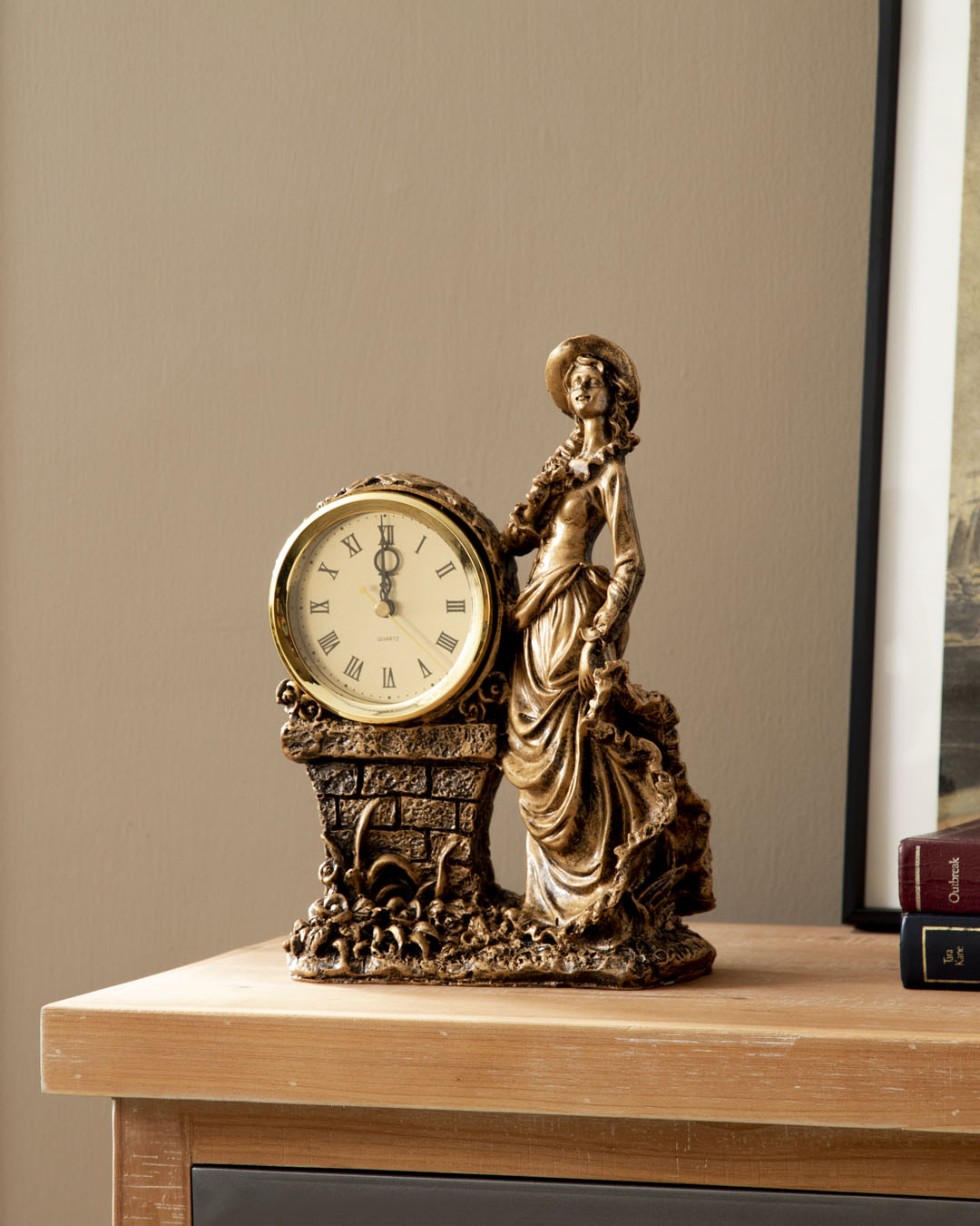 'Victorian Lady' Table Top Clock