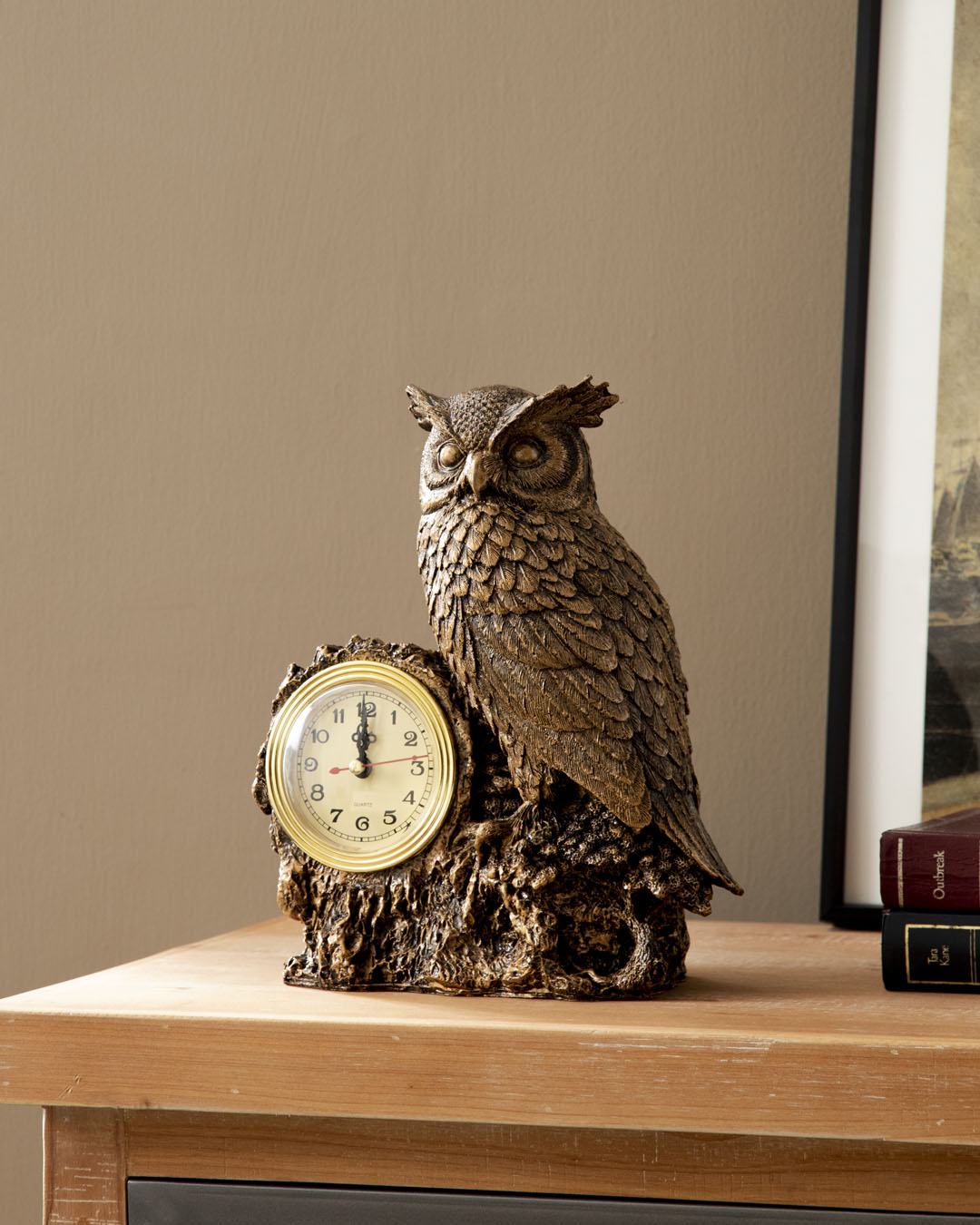 Wise Owl Table Clock
