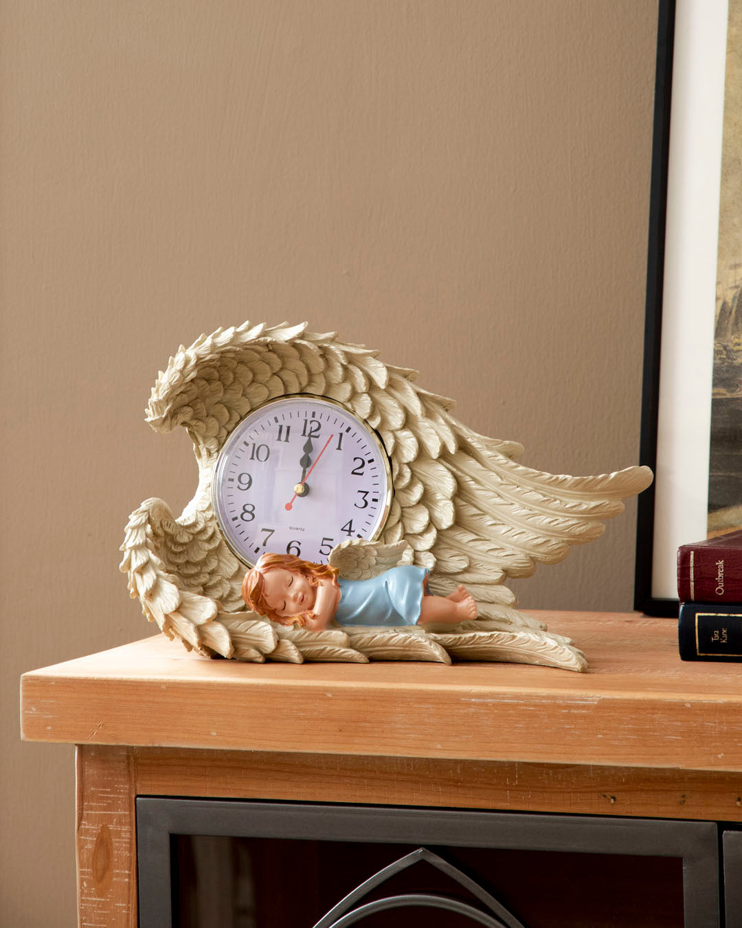 Angel Wings Table Clock