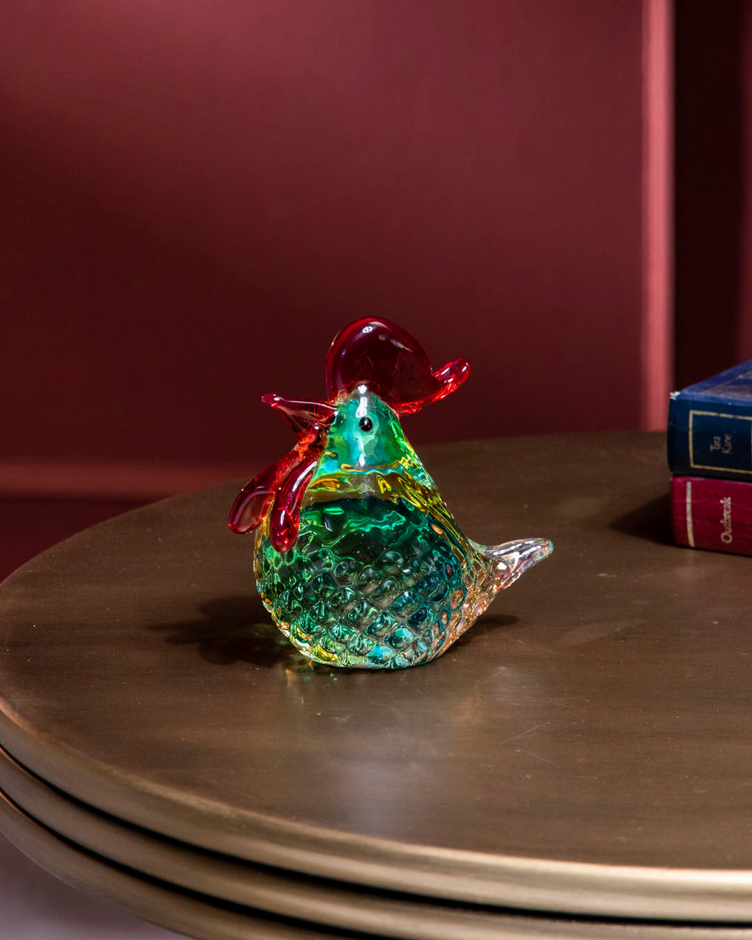 'Sunrise Chant' Decorative Rooster Figurine