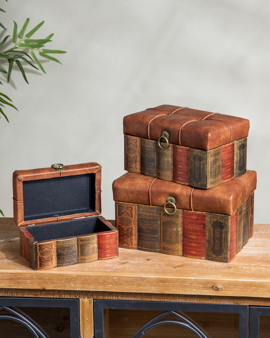 'Secrets of Library' Vintage Treasure Chest - Set of 3