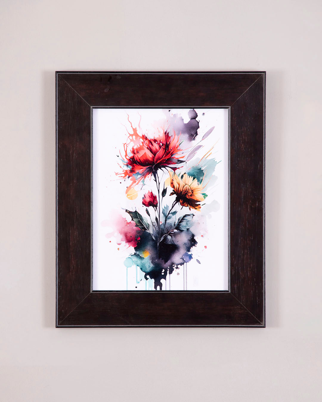 Wild Bloom Symphony - Abstract Watercolor Florals