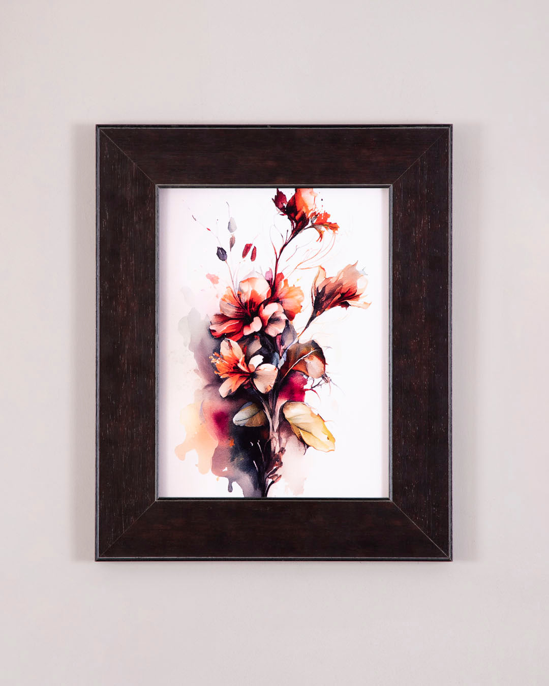 Autumn Bloom - Abstract Watercolor Florals