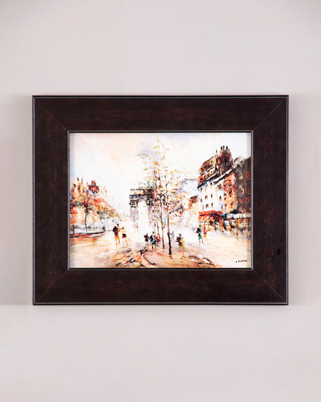 Paris Boulevard - Vintage Cityscape with Autumn Tones