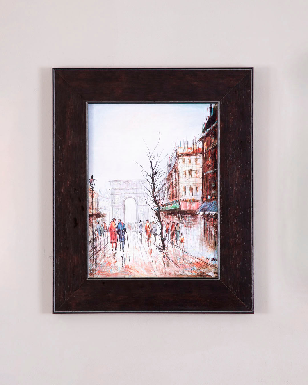 Champs-Elysees in Autumn - Vintage Paris Street Scene