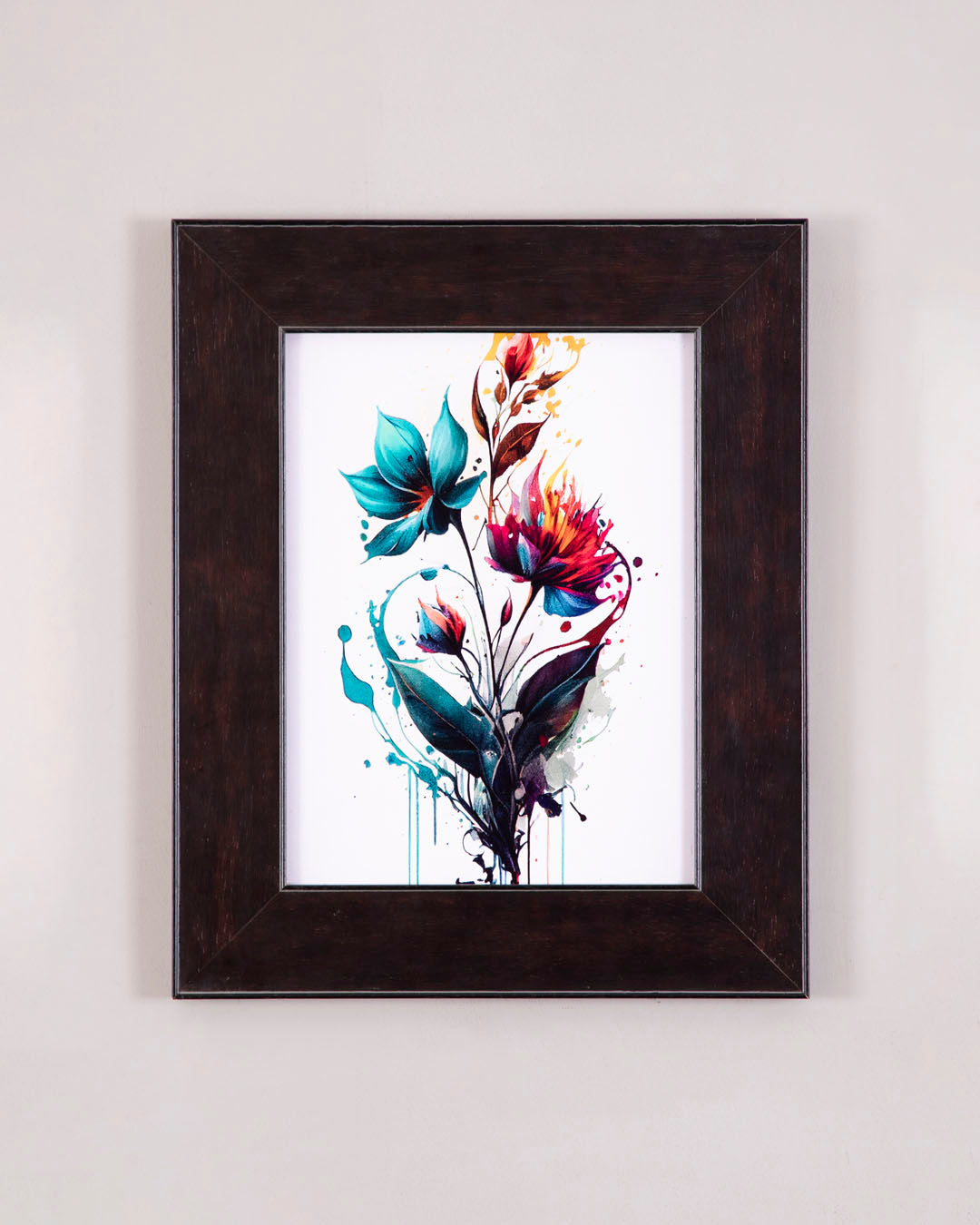 Ink Bloom Contemporary Art Print
