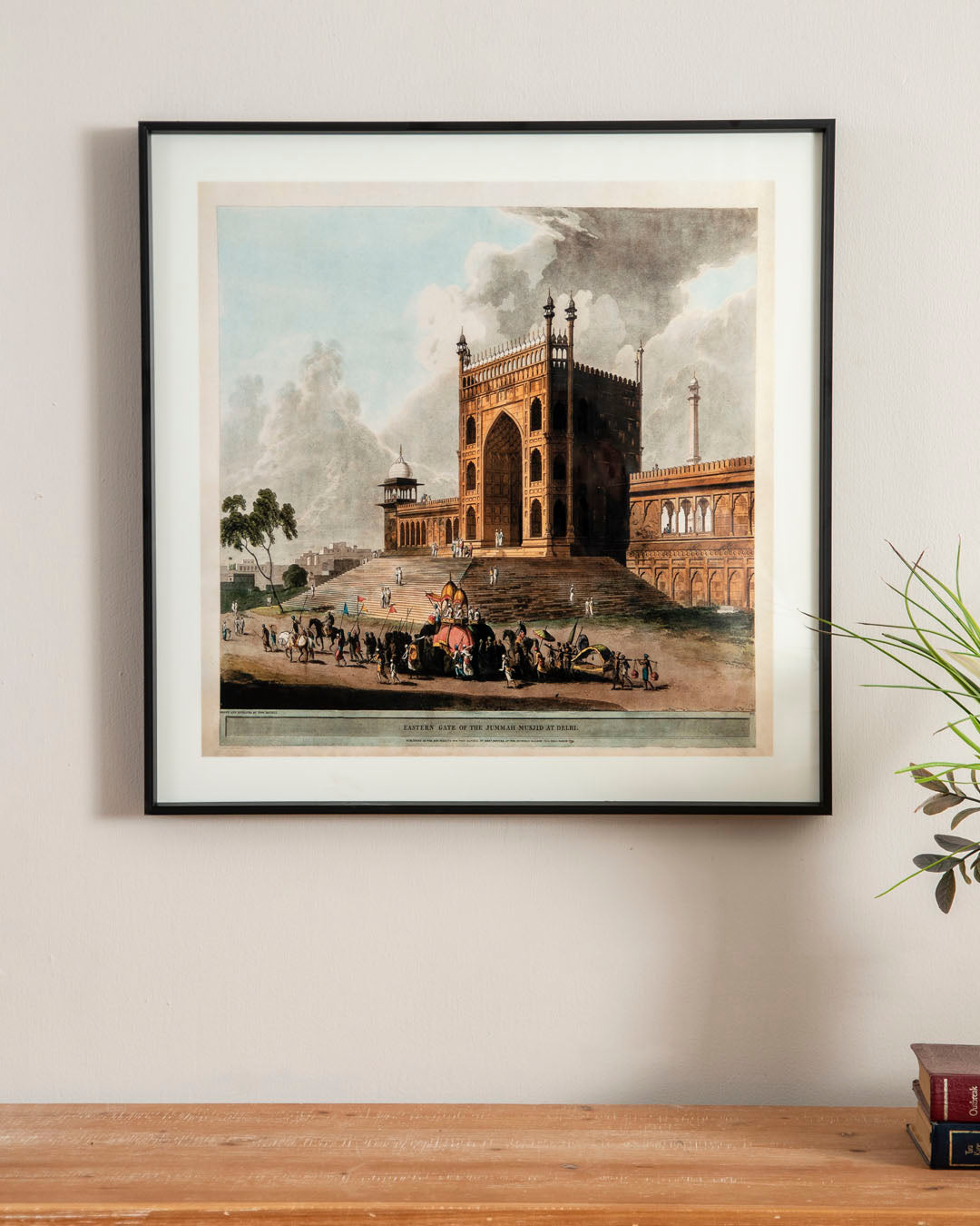 Eastern Gate Of The Jami Masjid At Delhi India