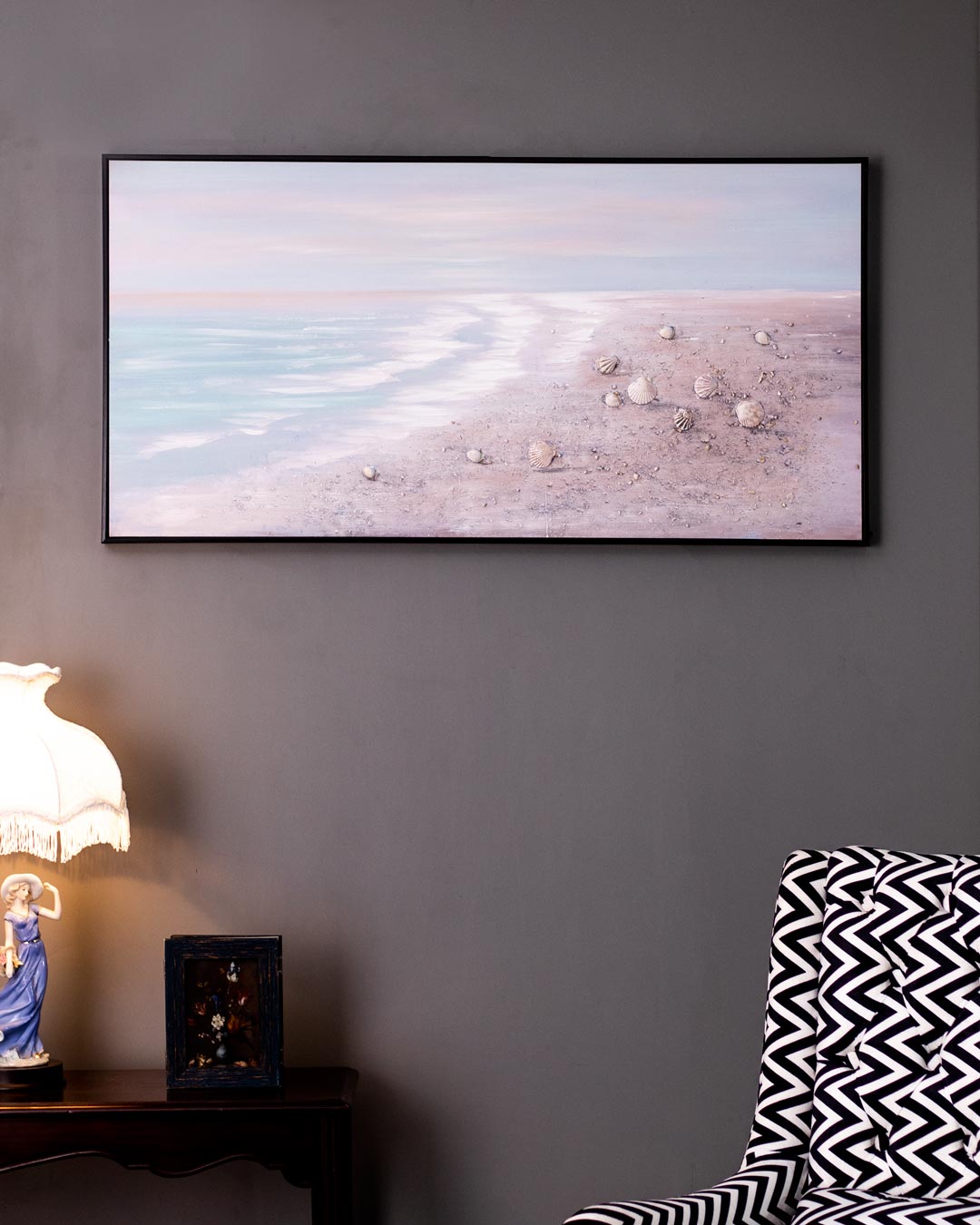 Tranquility Semi Hand-made Wall Art - 48*25 Inch