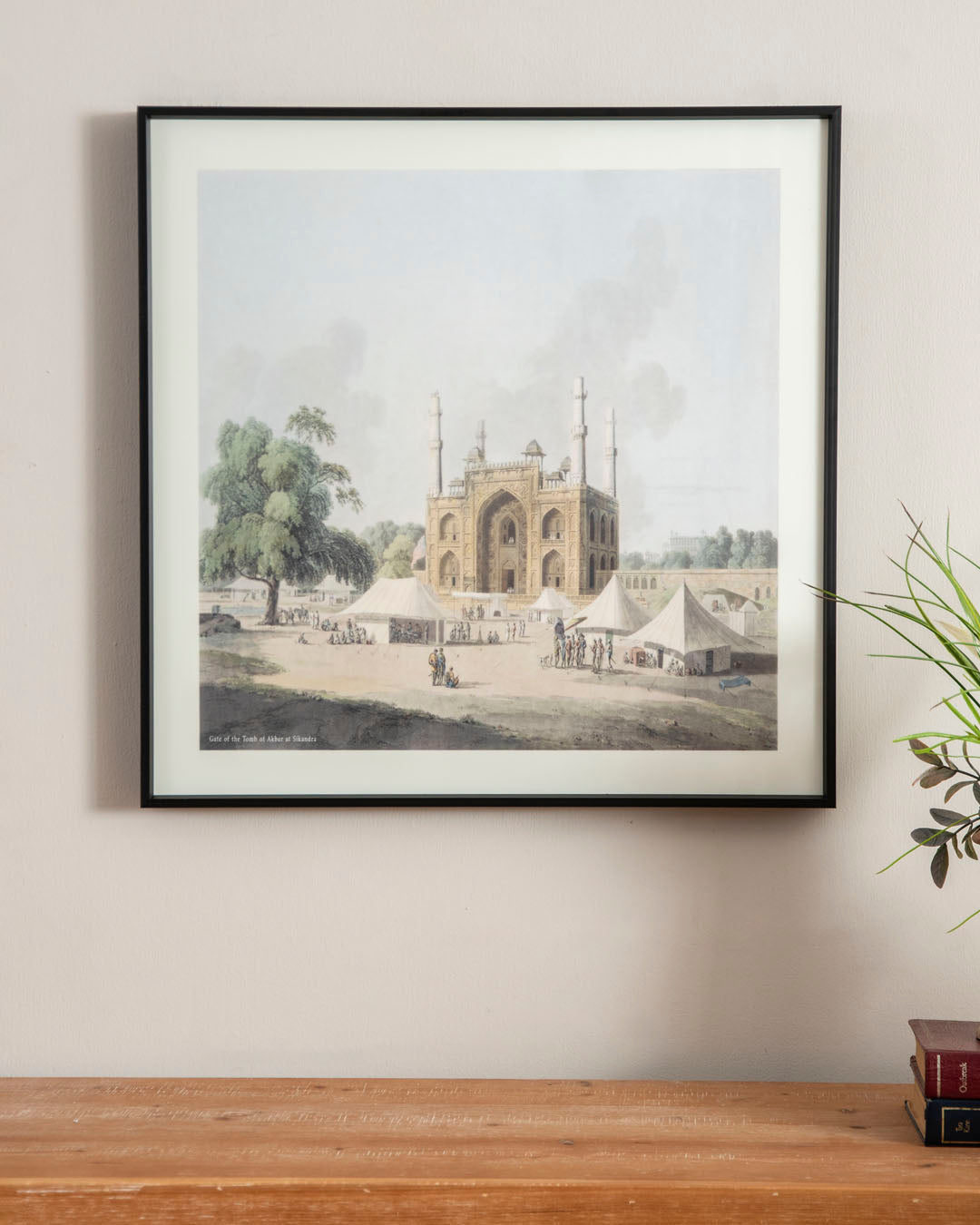 Gate Of The Tomb Of Akbar At Sikandra Agra India 1795