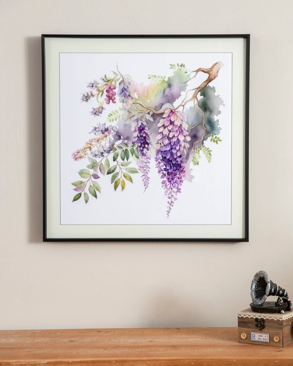 Lavender Cascades: Wisteria's Floral Grace