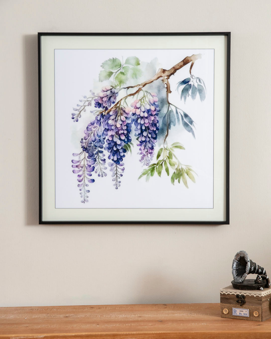 Lavender Cascades: Wisteria's Floral Grace