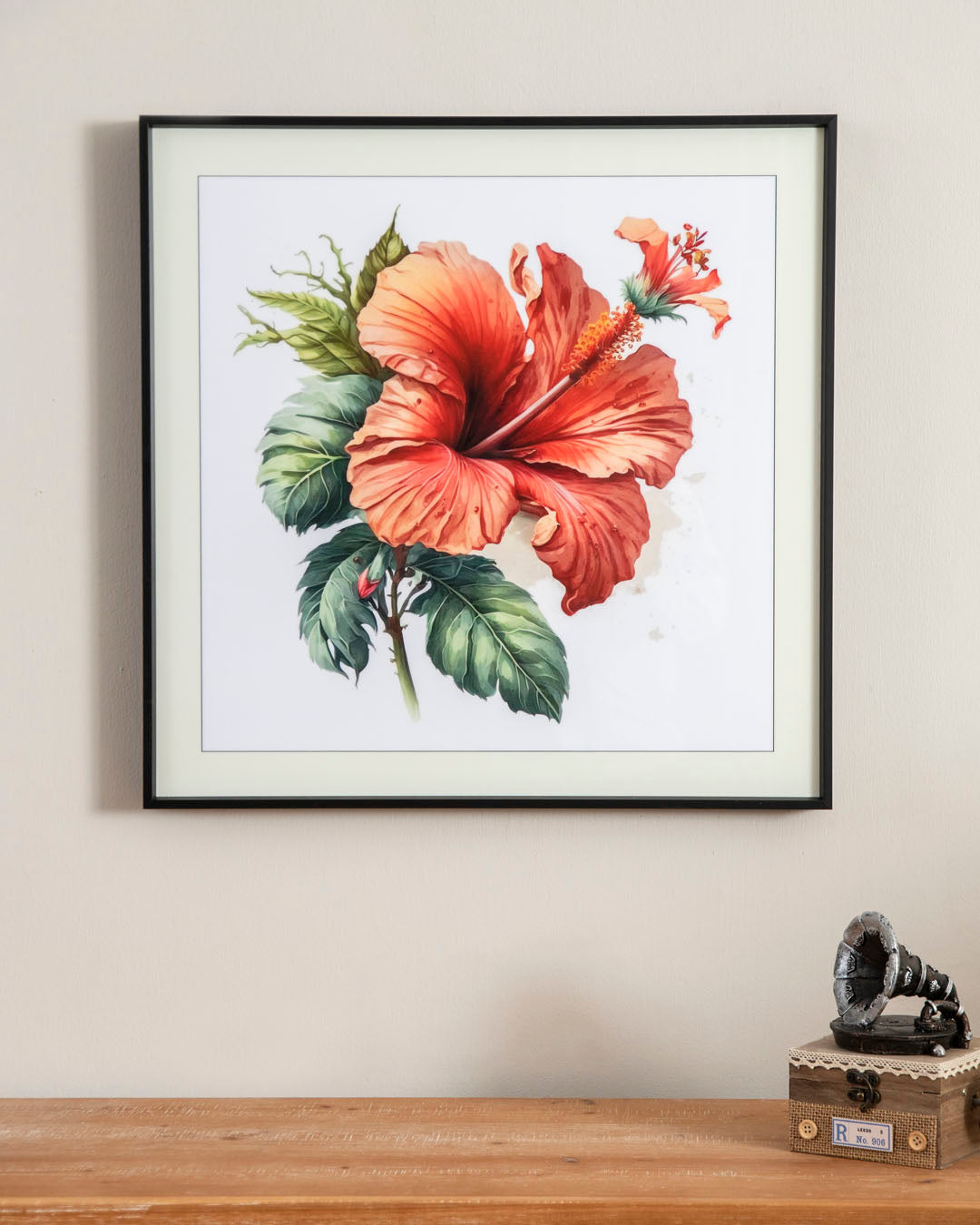 Crimson Splendor: Red Hibiscus Elegance