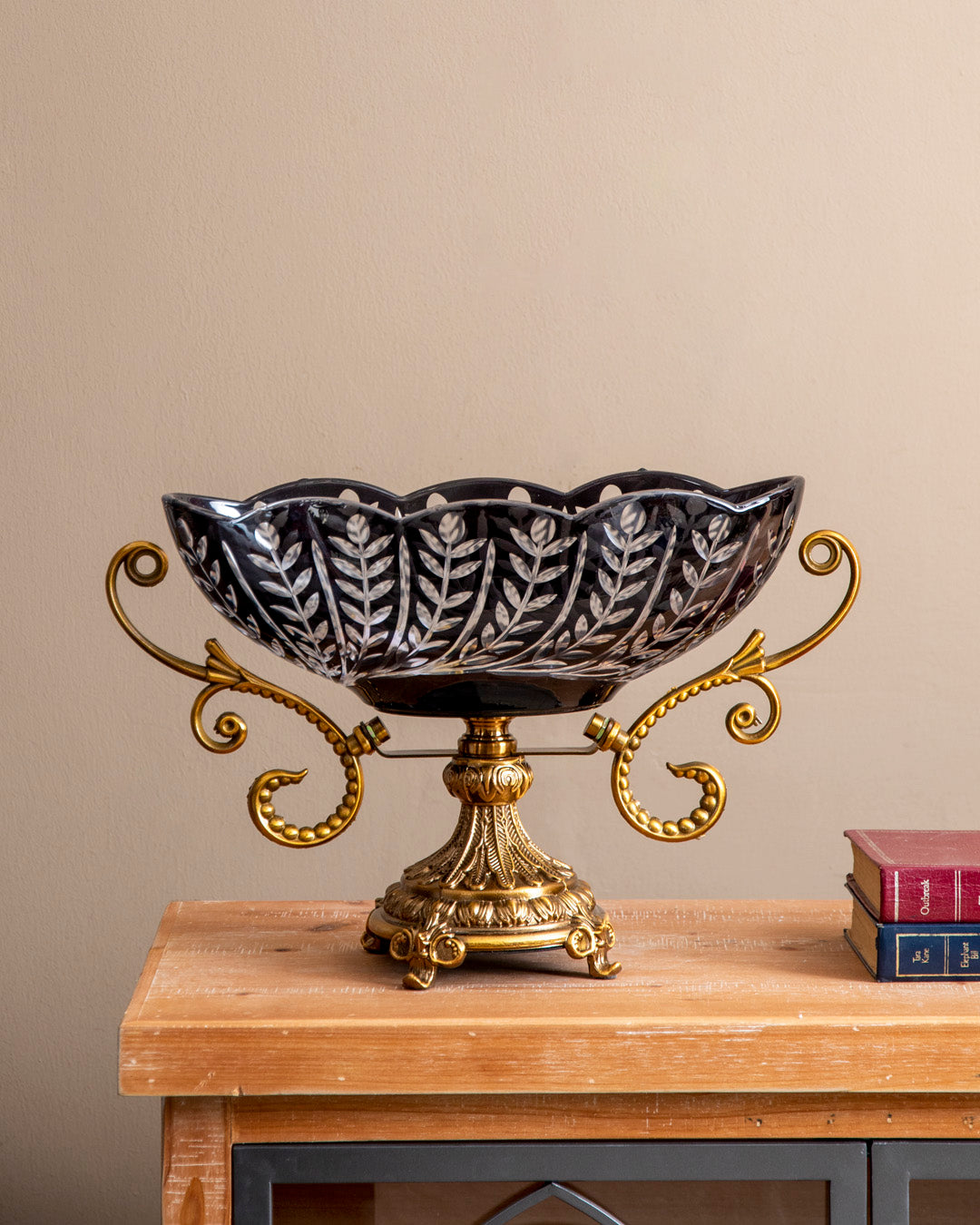 Antique Style Decorative Footed Bowl