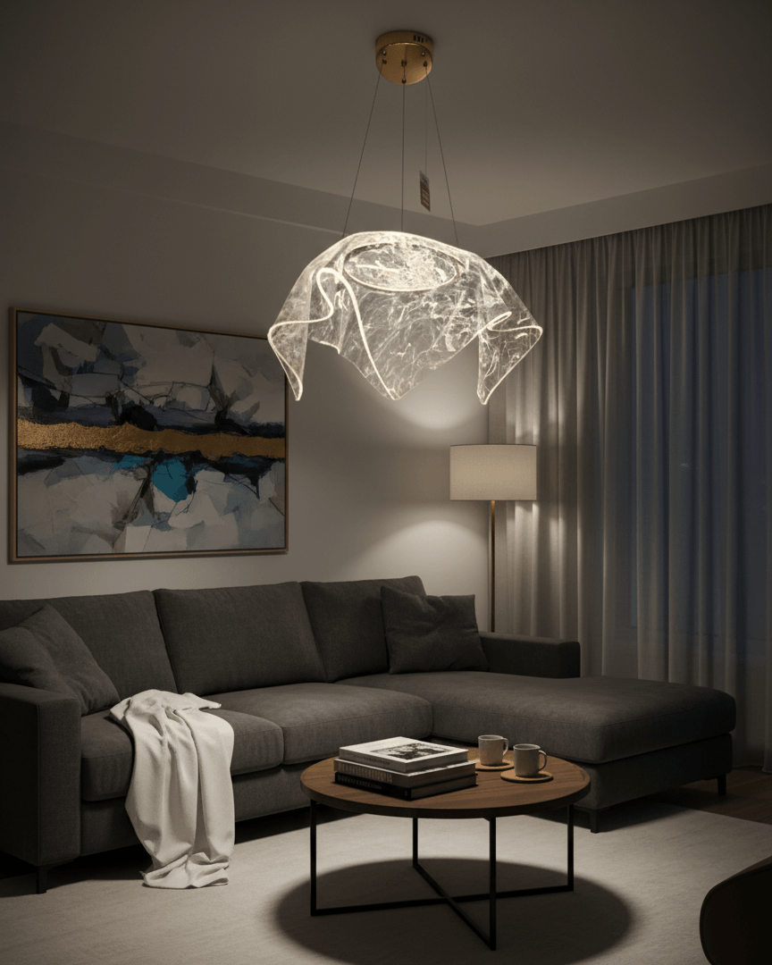 Ethereal Glow LED Chandelier