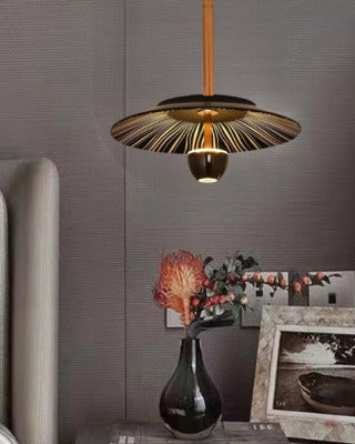 Petal Bloom Pendant Light - Black
