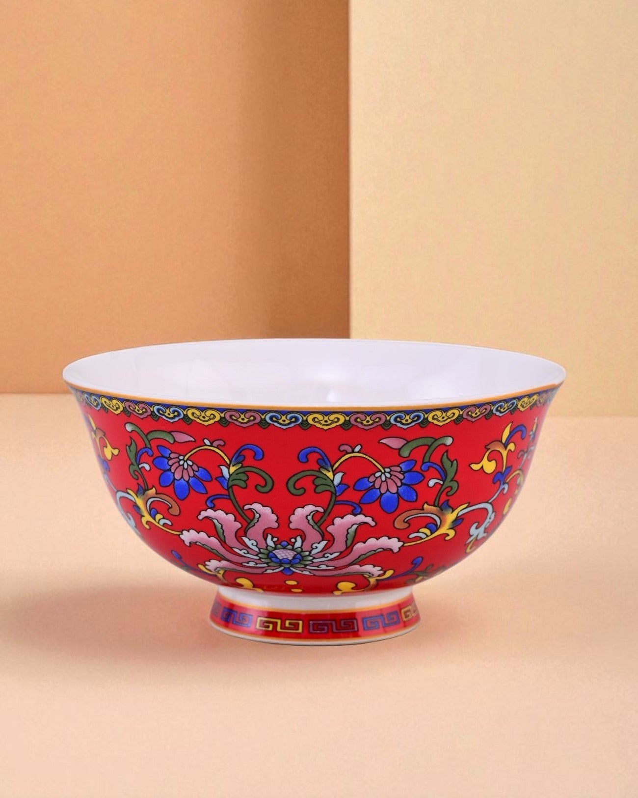 Imperial Bone China Katori - Red