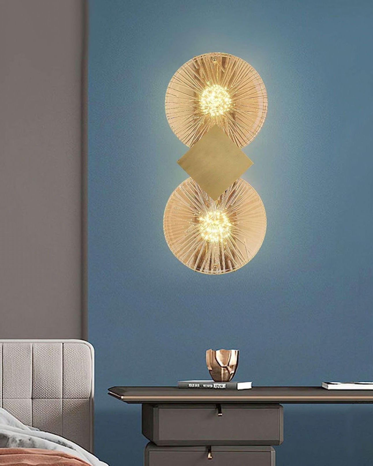 Infinity Ring Modern Wall Light - Gold