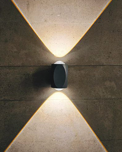 Dual Symmetry Glow LED Wall Light