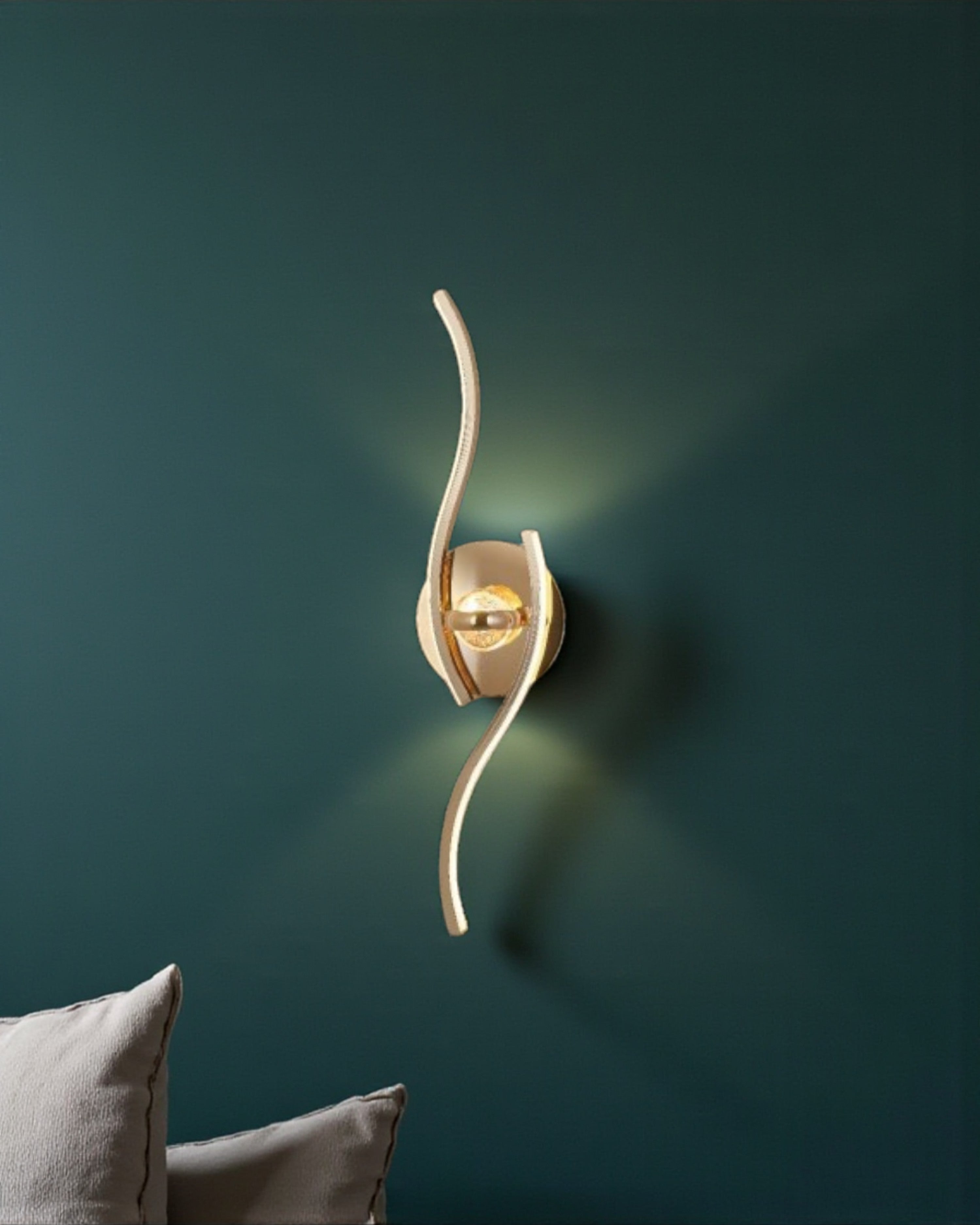 Wave Glow LED Wall Light