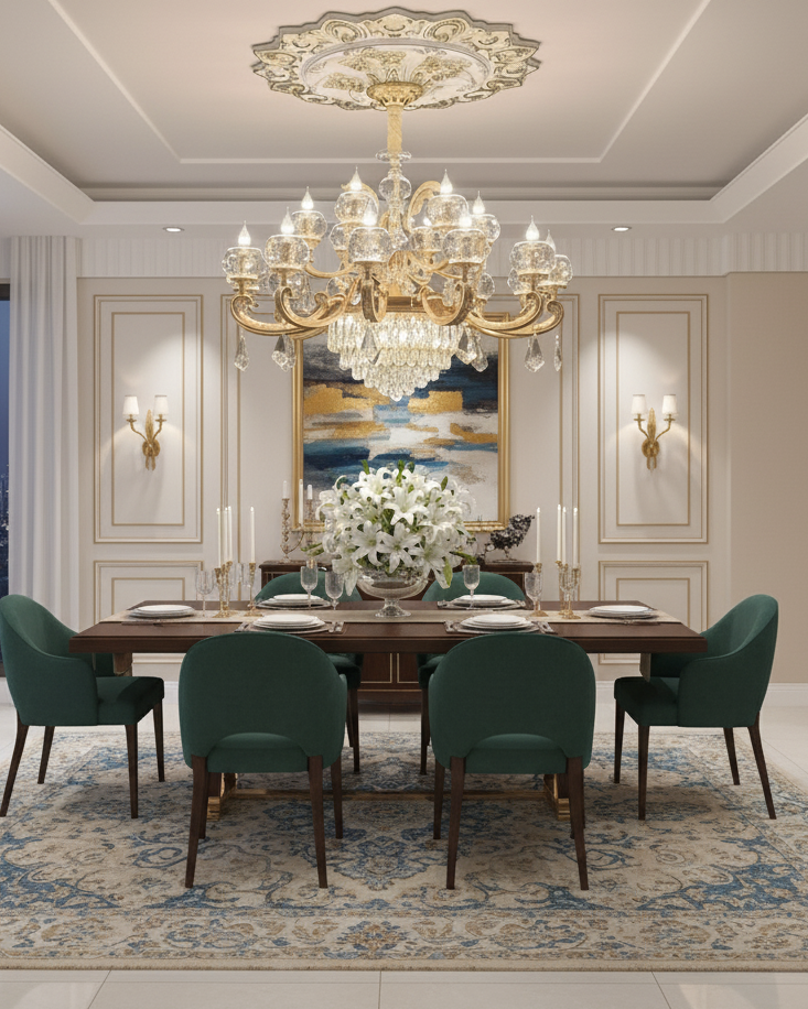 Majestic Glow Crystal Chandelier - 15 Bulb