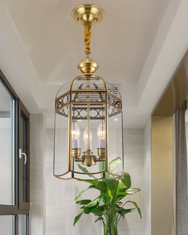 Golden Cage Luxe Pendant Light