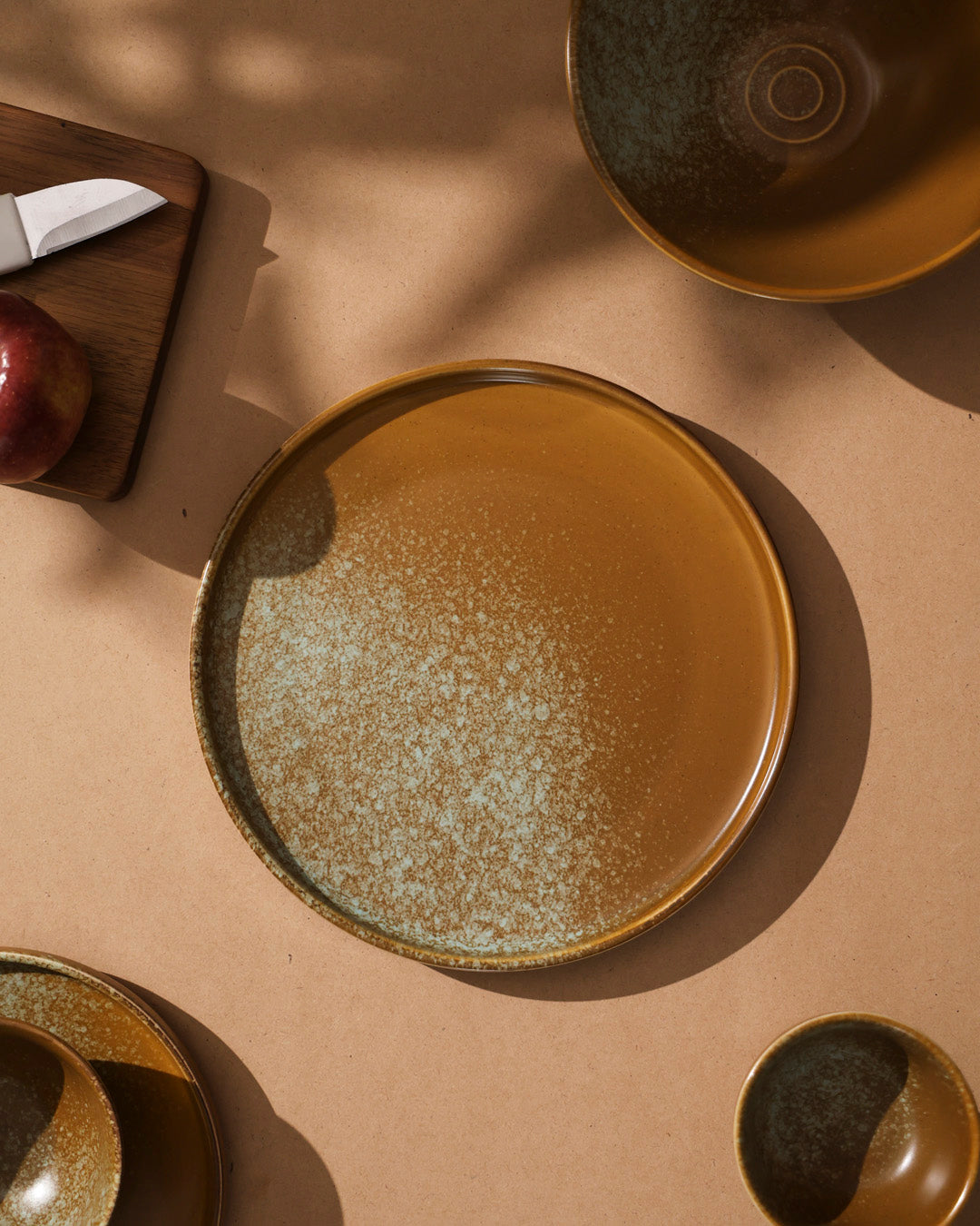 Desert Dune Ceramic Dinner Plate