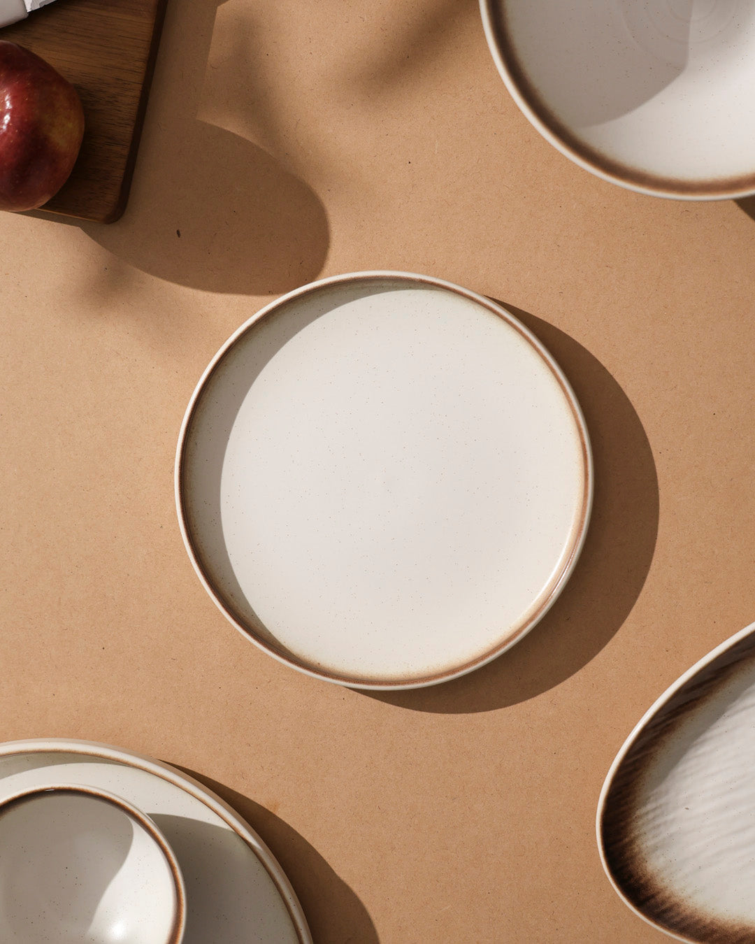 Artisan Glazed Ceramic Quarter Plate