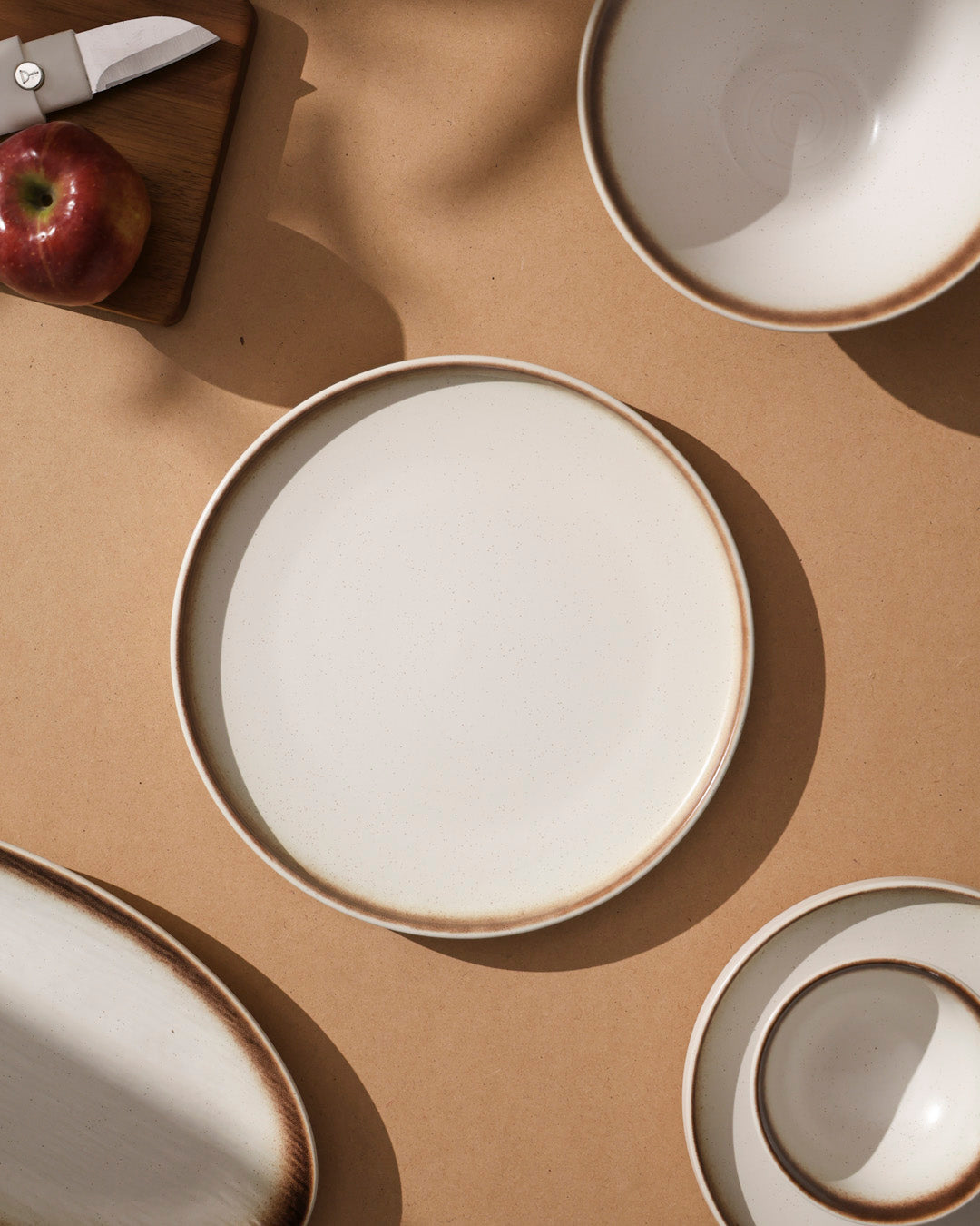 Artisan Glazed Ceramic Dinner Plate