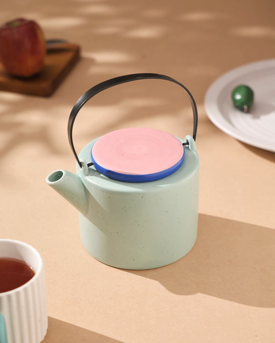 Pastel Harmony Teapot - Green