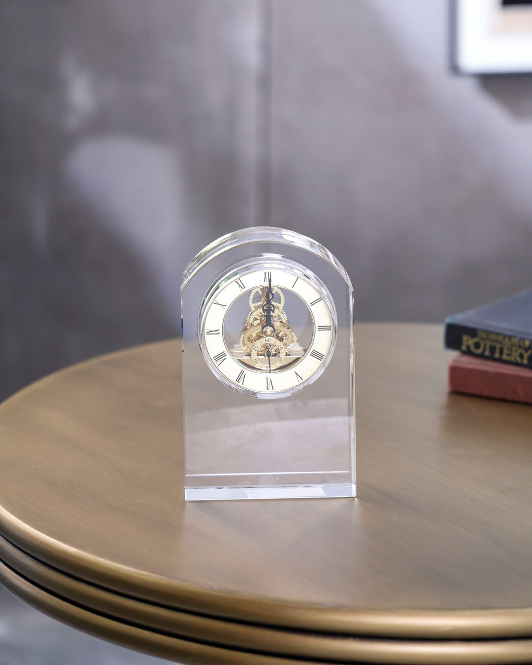 Crystal Arch Desk Clock
